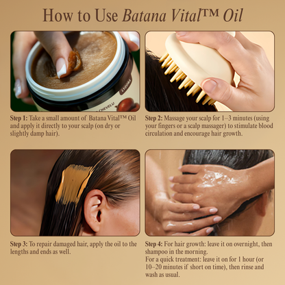 Batana Vital™ | Stimulates Growth, Thicker Hair in 28 Days