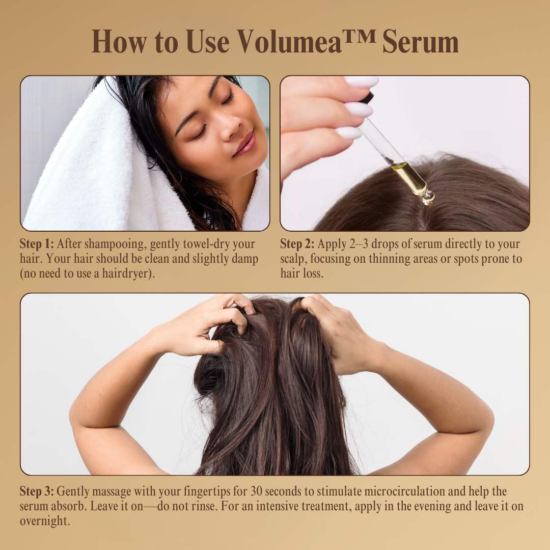 Volumea™ Serum | Stops Hair Loss, Restores Density in 28 Days